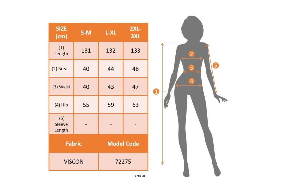 Ethnic Stripe V-Neck Viscose Summer Dress