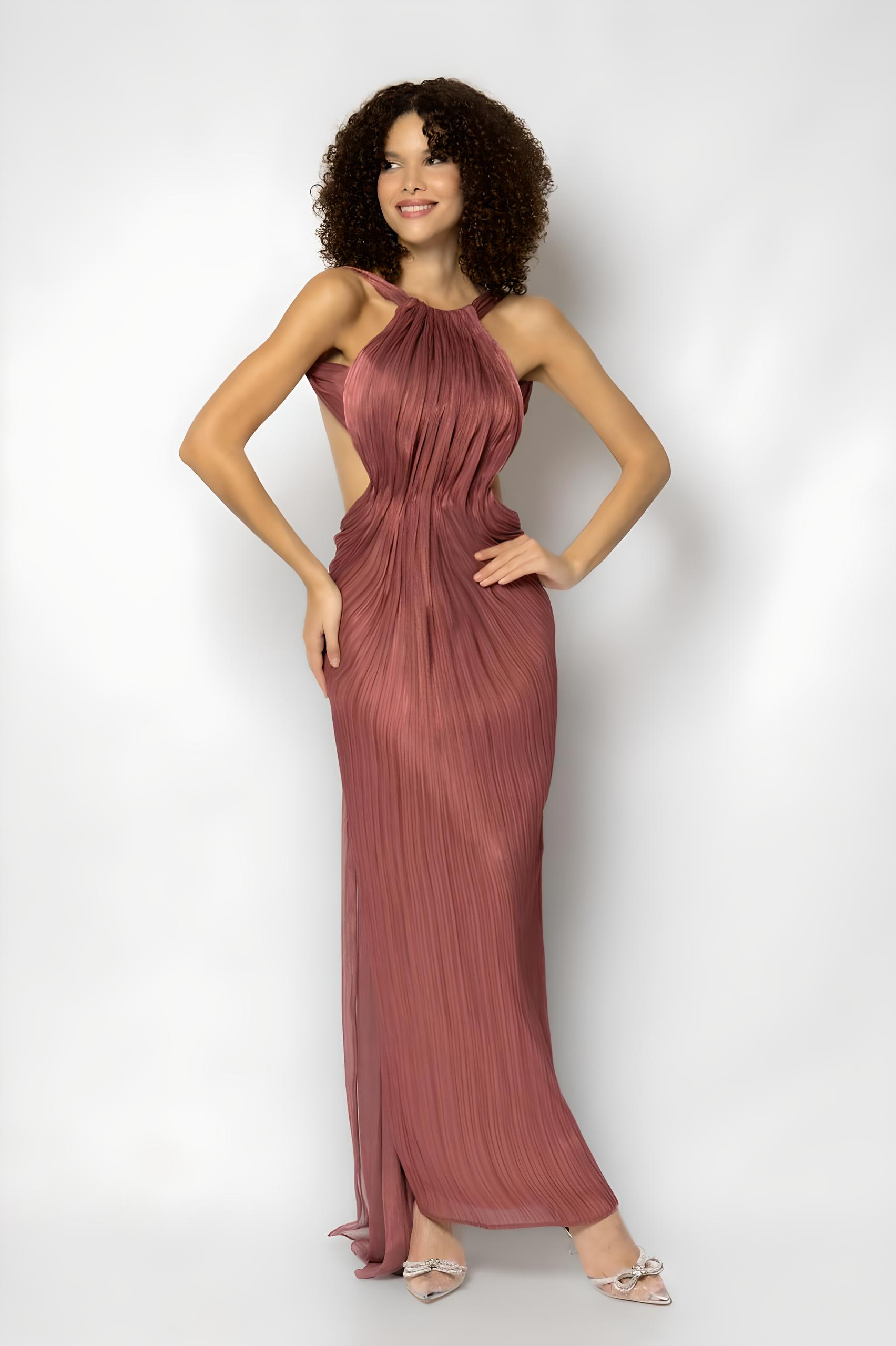 Elegant Evening Satin Slip Dress in Multiple Colors