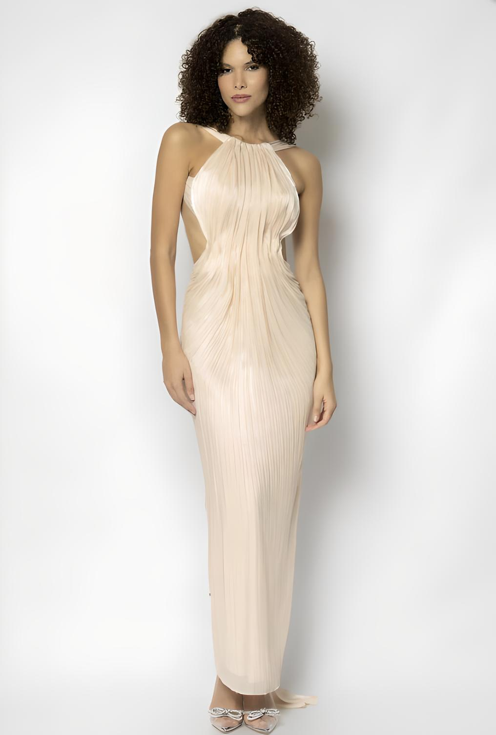 Elegant Evening Satin Slip Dress in Multiple Colors