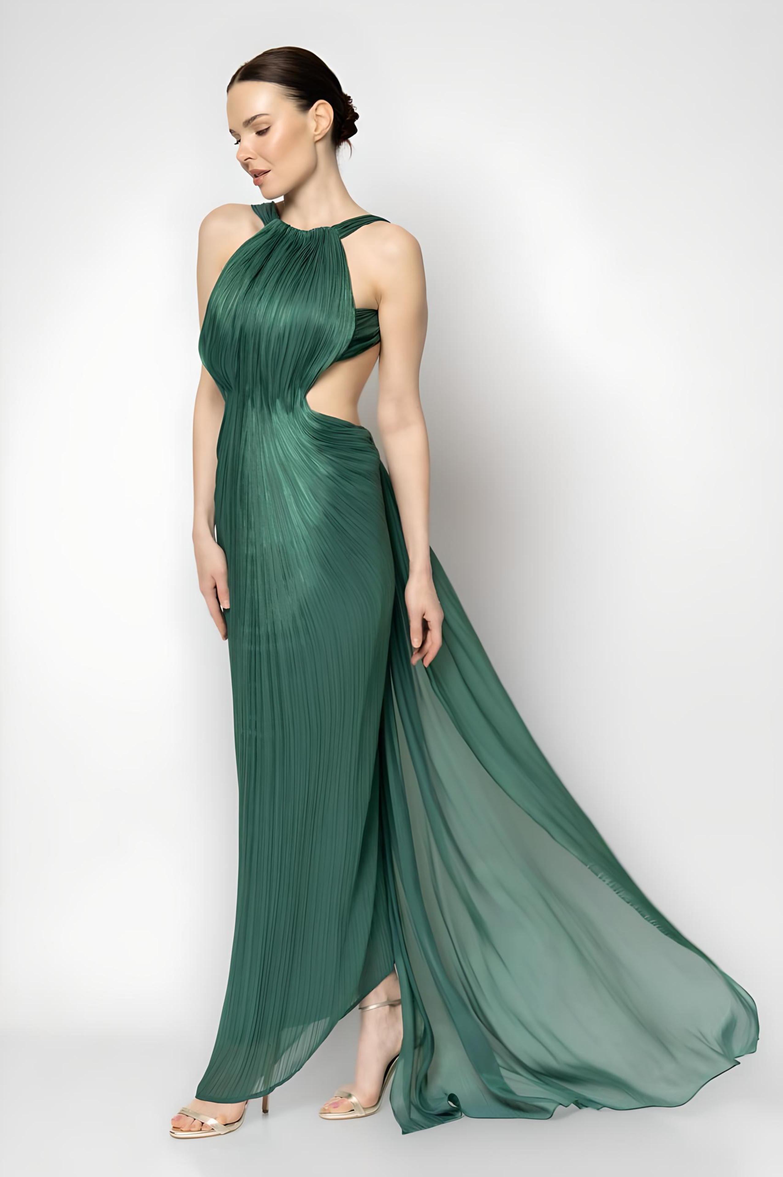 Elegant Evening Satin Slip Dress in Multiple Colors