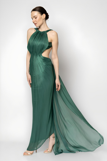 Elegant Evening Satin Slip Dress in Multiple Colors (Copy) - JAS AND SUE
