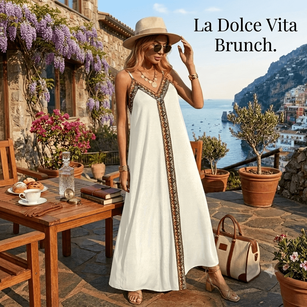 La Dolce Vita Maxi Dress - JAS AND SUE