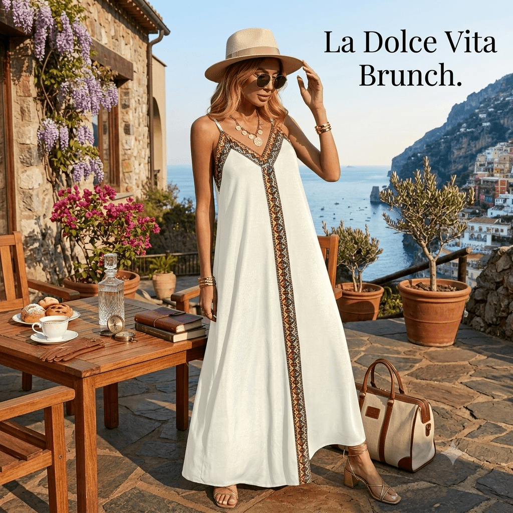 La Dolce Vita Maxi Dress - JAS AND SUE