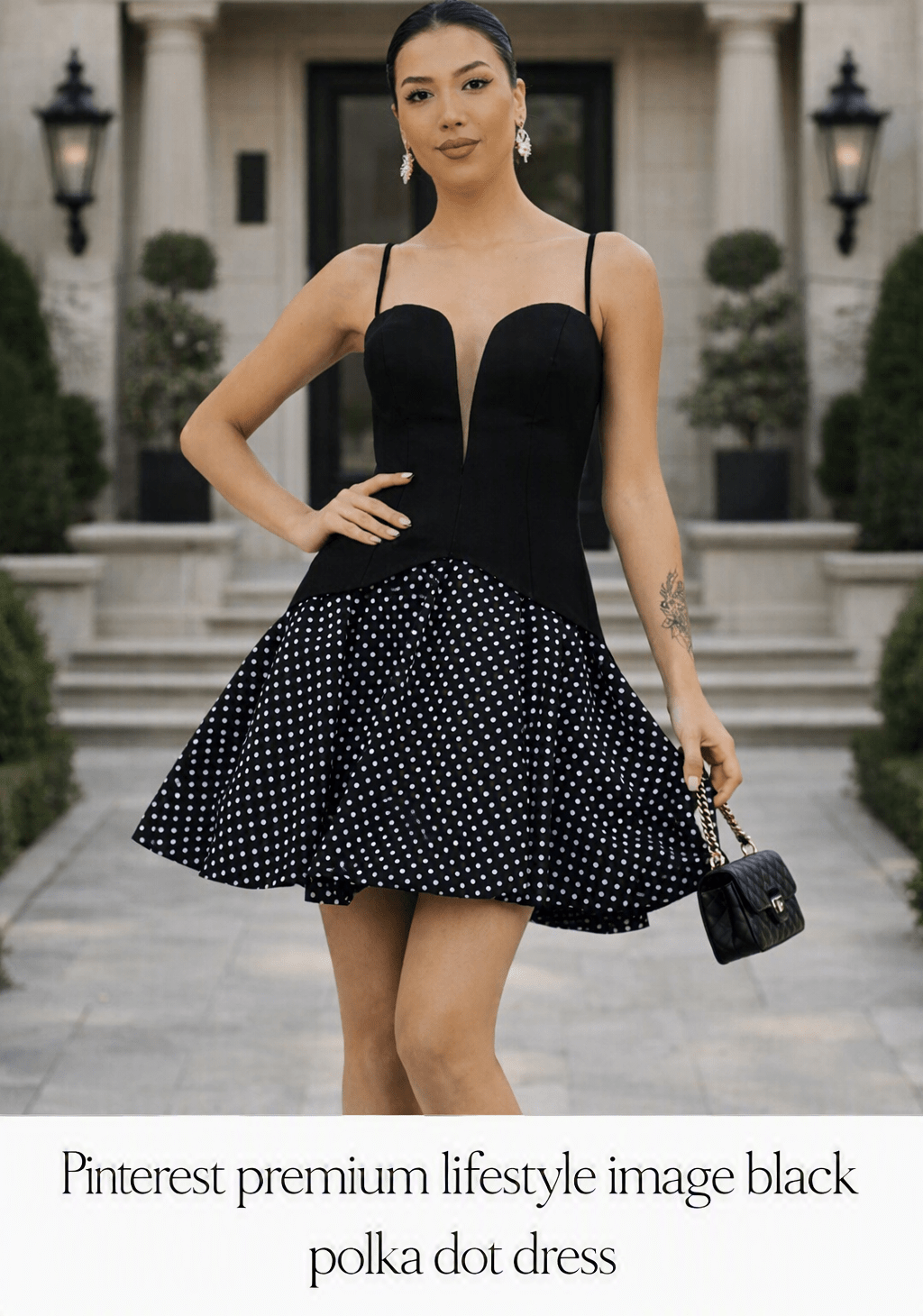 The Noire Étoile Cocktail Dress - JAS AND SUE
