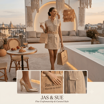 The Riviera 100% Linen Dress - JAS AND SUE