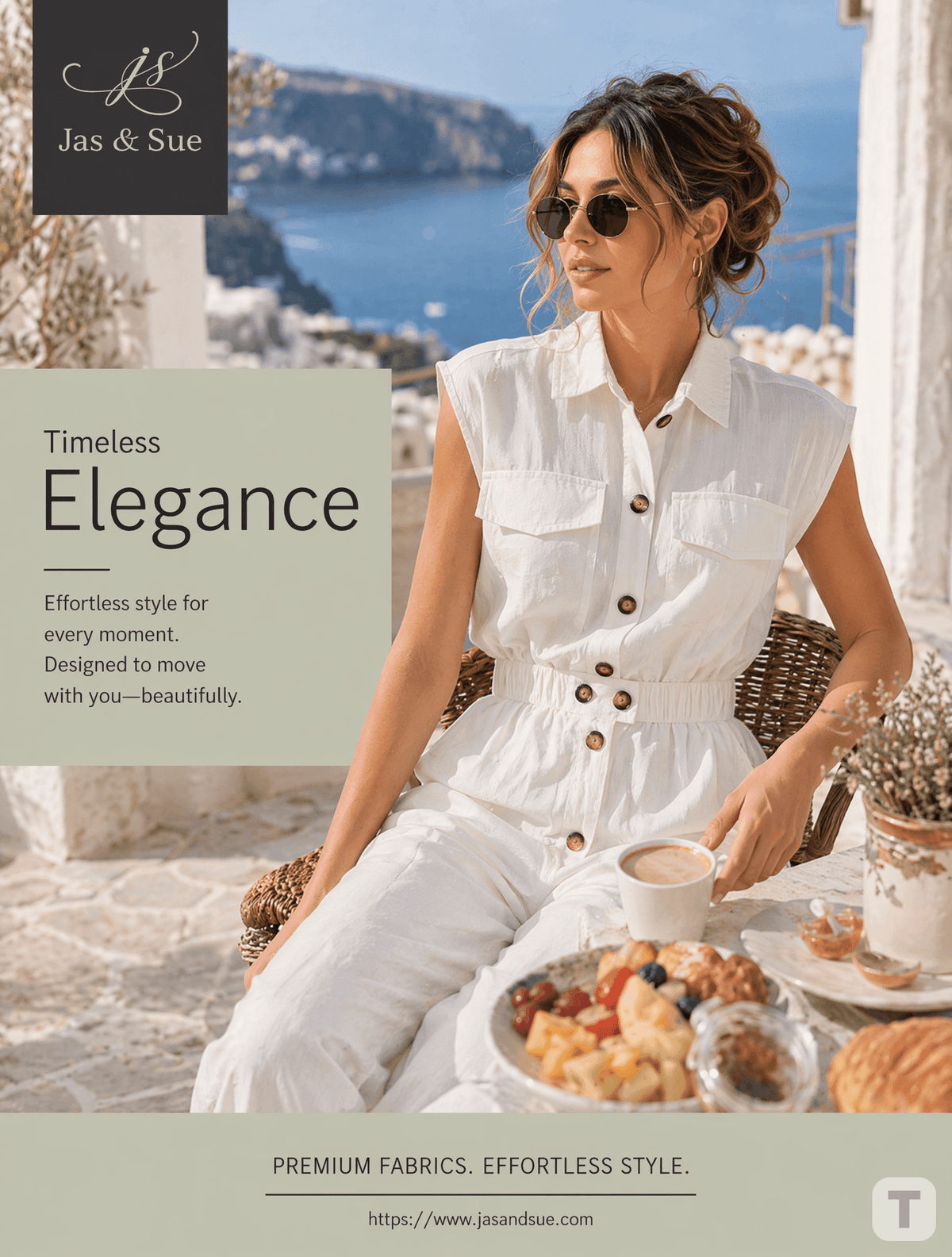 The Sloane™ Utility Jumpsuit – Effortless Everyday Elegance - JAS AND SUE