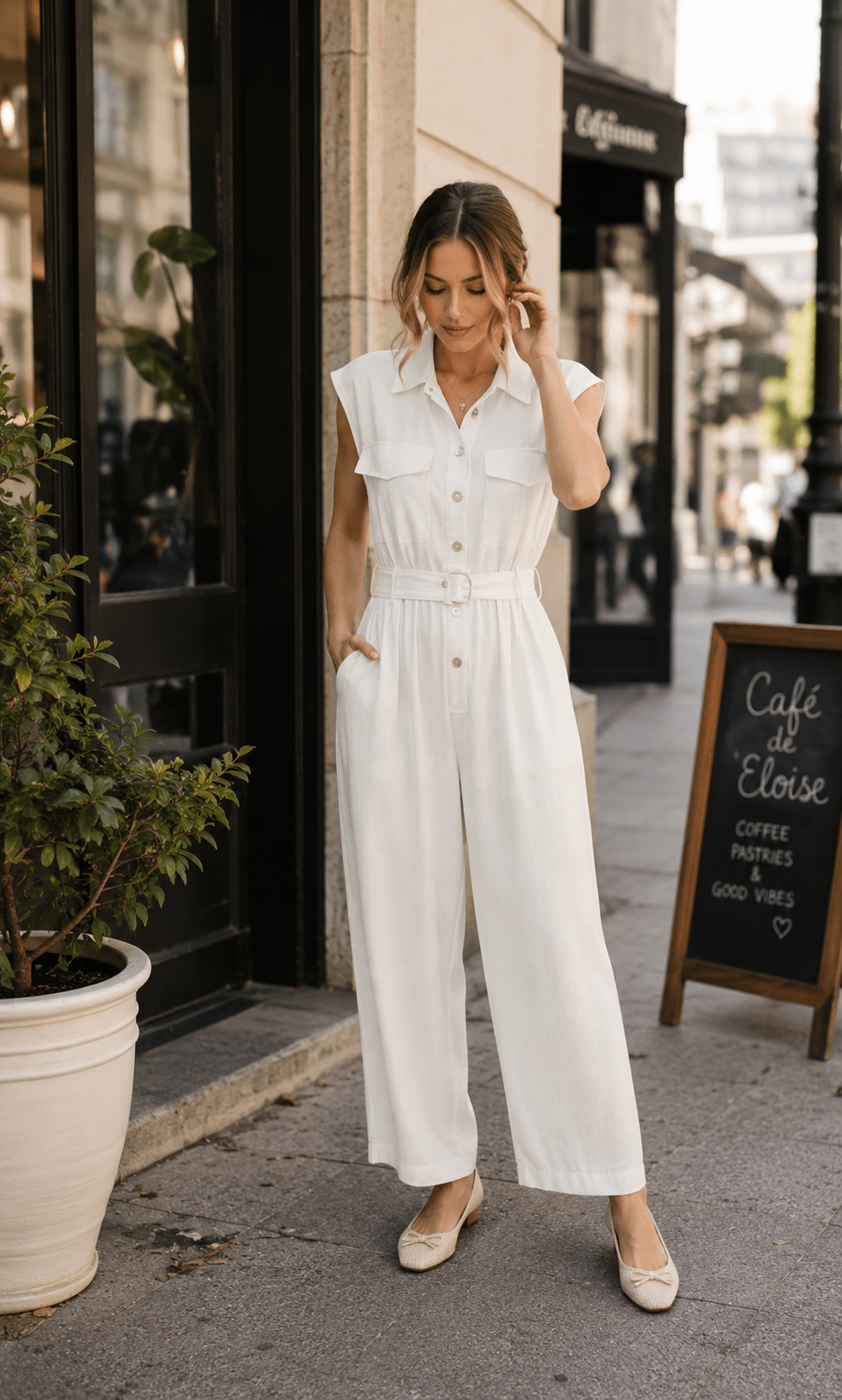 The Sloane™ Utility Jumpsuit – Effortless Everyday Elegance - JAS AND SUE