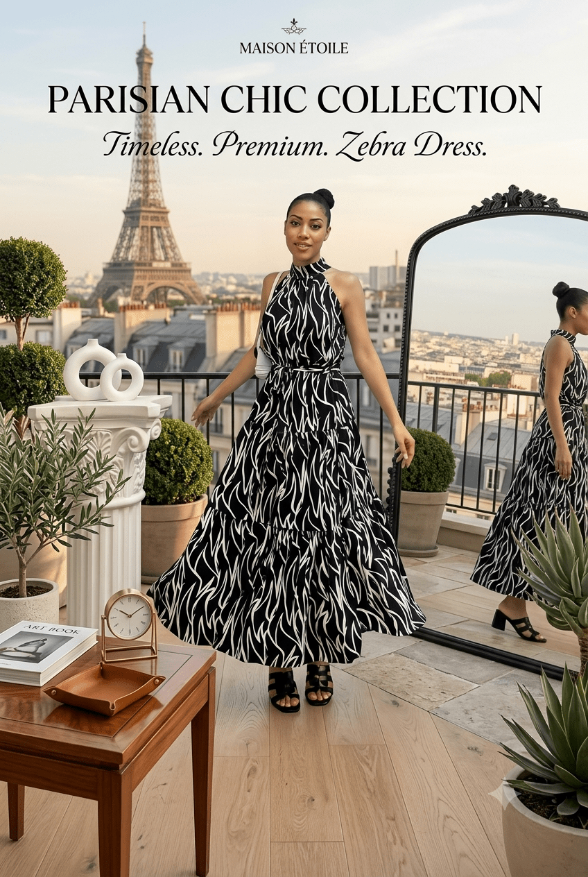 The Verona Noir Maxi Dress - JAS AND SUE